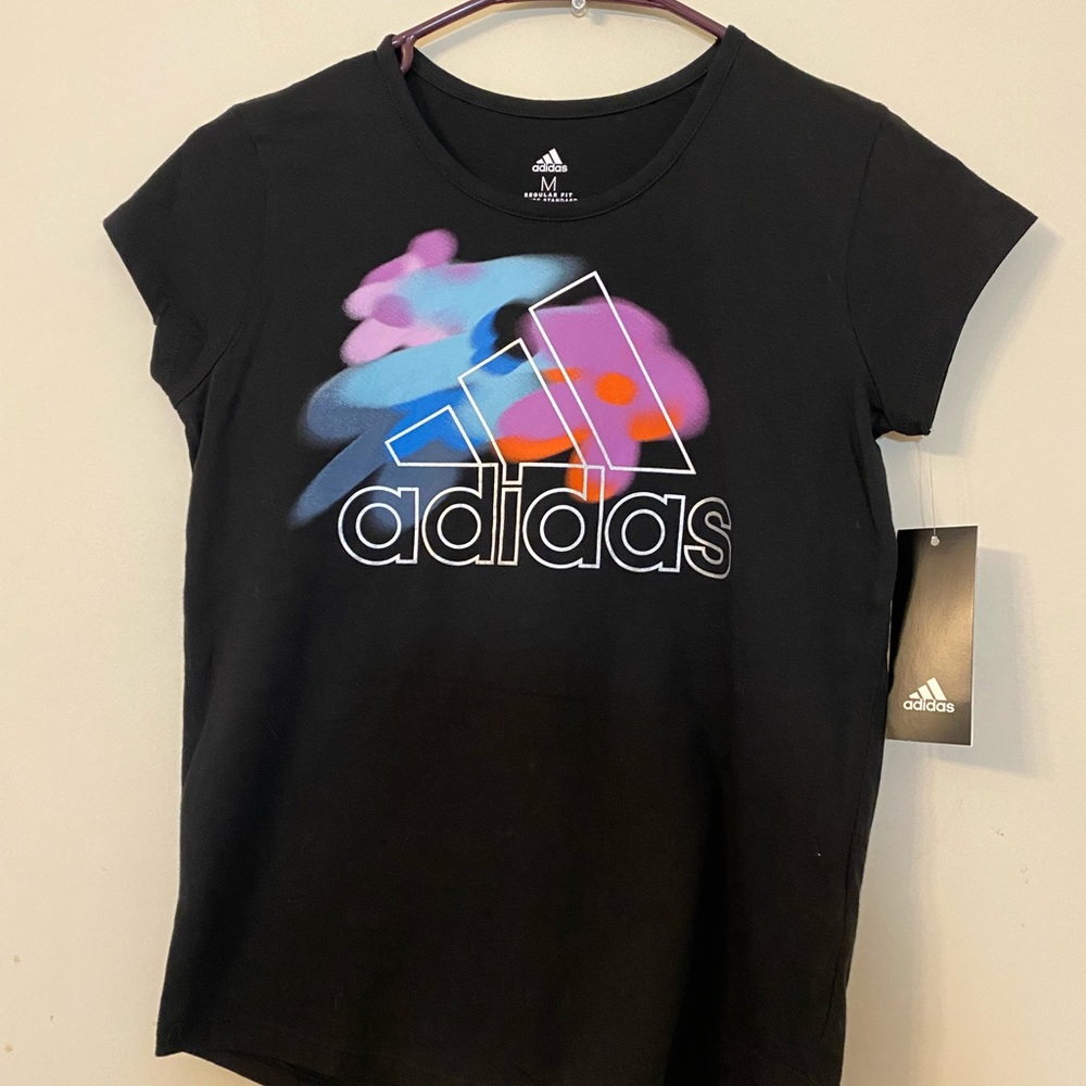 ADIDAS BLACK TEE - Picture 4 of 9